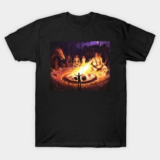 Story Time by Jeff Lee Johnson T-Shirt